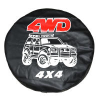 Cubierta De Neumático Para Coche AD 14-18 Pulgadas 4WD 4x4 En PVC Y Cuero Protección Para Rueda De Reserva Para Jeep - details 7