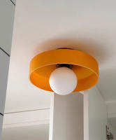 Luz De Techo Moderna Vintage Con Vidrio Multicolor Para Pasillo Cocina Dormitorio Iluminación Diaria Fuente De Alimentación AC Soporte De Montaje Montado En Superficie - details 18