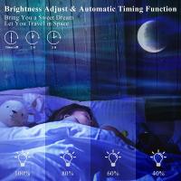 Lámpara Proyector De Aurora Nórdica Galaxia Luna Estrella Luz Nocturna Decoración Para Dormitorio Y Hogar Regalos Forma FÁIRY Fuente De Luz LED Pilas Incluidas - details 3
