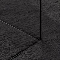 Alfombra vidaXL Negra Poliester 80 x 150 cm Antideslizante - details 6