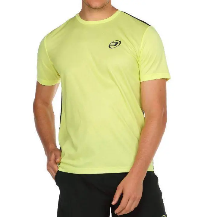 Camiseta Bullpadel Caucasi Amarillo Limon Fluor - 1