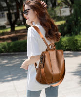 Mochila De Cuero antirrobo para mujer, bolso de de de hombro vintage, mochila viaje alta capacidad, - details 3