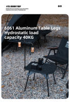 ShineTrip 05 Serie Ultra Ligera Mesa Dual Propósito Para Exteriores Camping Plegable Absoluto Y Soporte De Aluminio Mesita De Escritorio Portátil - details 8
