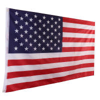 Bandera Estadounidense De 5x3FT Polyester Con Ganchos Para Decoración De Jardín Doble Penetración Tamaño 90x150 Cm - details 2