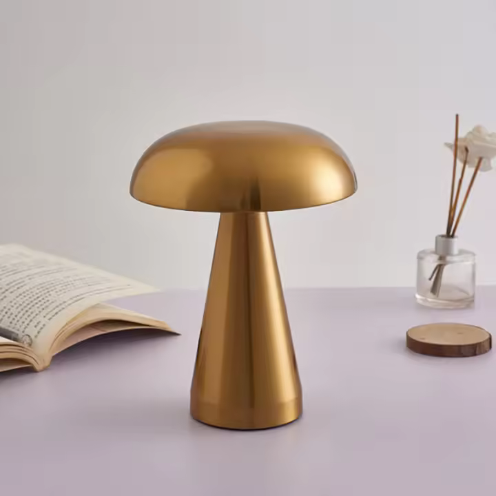 Lámpara De Mesa LED Táctil Recargable Sin Cable Para Lectura Decoración De Habitación Restaurante Hotel Bar Luz De Noche Moderna - 1