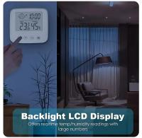 Termómetro Y Higrómetro Digital LCD Estación Climática Para El Hogar Medidor De Temperatura Y Humedad Sensor Electrónico Para Interior - details 3