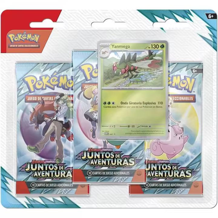 Blister Juntos de Aventuras, Pokémon TCG, Pack Assorted Bulk, Colecciona y Juega con Tus Cartas favoritas, Español, BANDAI PC10223 - 1