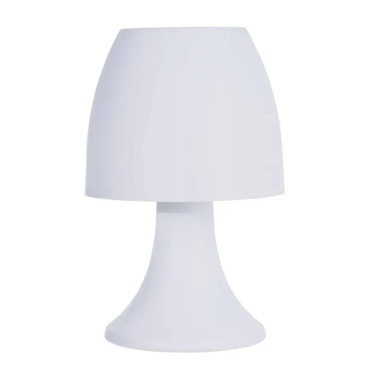 Well Home Lampara de mesa color blanco Ø12x19,2cm - 1