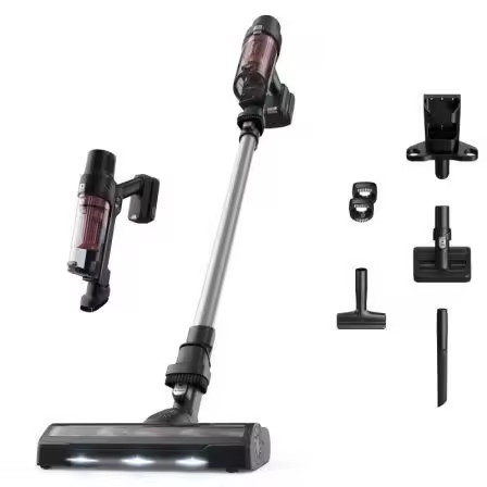 Aspiradora Escoba Rowenta X-Pert 6.60 Flex 100W con Batería de 18V Aspiradora escoba sin cable Rowenta X-Pert 6.60 Flex de 100W, batería extraíble de 18V con hasta 45 minutos de autonomía, tubo flexible y cabezal motorizado con luces LED para una limpieza - 1