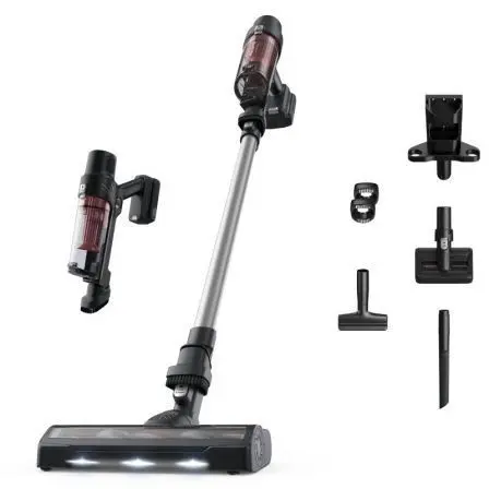 Aspiradora Escoba Rowenta X-Pert 6.60 Flex 100W con Batería de 18V Aspiradora escoba sin cable Rowenta X-Pert 6.60 Flex de 100W, batería extraíble de 18V con hasta 45 minutos de autonomía, tubo flexible y cabezal motorizado con luces LED para una limpieza - 1