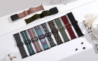 Maledan 10 Pack Stretchy Elastic Nylon Bands for Apple Watch Band 40mm 38mm 41mm 42mm 44mm 49mm