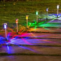 Lámparas De Jardín Solar Exterior Impermeables Para Paisaje Camino Patio Decorativas Autónomas LED Para Yarda Atrás De La Casa Y Césped - details 12
