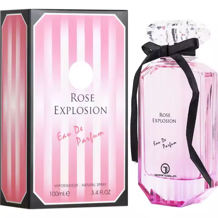 Perfume arabe de mujer ROSE EXPLOSION Grandeur 100ml, Colonia floral, rosas, fresca de mujer ,Fragancia femenina - 1