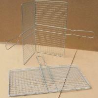 Cesta De Barbacoa Red Grill BBQ Para Carne Pescado Vegetales Resistentes Al Calor Hierro Electroplated Color Plateado - details 7