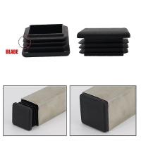 Tapones cuadrados de plástico negro Tapón de plástico cuadrado Tubo de tapa de extremo Silla Glide 10 piezas - details 0
