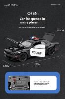 Modelo De Coche Deportivo De Aleación Challenger Redeye Hellcat Police 1:22 Con Sonido Y Luz Juguete De Colección Decoración Regalo - details 9