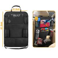 BARAC Organizador de asiento trasero de coche con pantalla táctil, soporte para tableta, bolsillos de almacenamiento, cubierta, protectores traseros de asiento de coche para viajes, niños - details 0