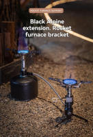 CAMPINGMOON BKZ23-OD Estufa De Rocket Portátil Para Camping Soporte Tripod Y Adaptador De Tanque De Gas Altos Montañas - details 0