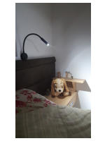 Lámpara De Pared 3W Ajustable En Color Negro Plata Y Blanco Para Lectura Y Trabajo Iluminación No Dimmable Fuente De Alimentación AC 220V 90-260V - details 1