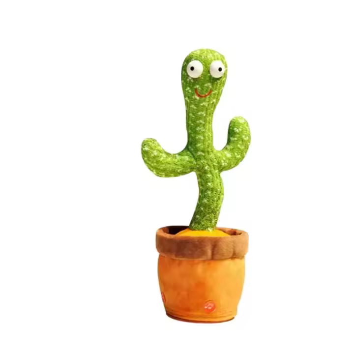 Juguete Musical Y Educativo De Cactus Inteligente Para Niños Que Danza Graba Y Habla Interactivo Para El Aprendizaje Divertido - 1