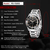 Reloj Mecánico Automático PAGANI DESIGN 41mm Para Hombre Resistente Al Agua 200m Acero Inoxidable Deportivo Y De Negocios - details 16