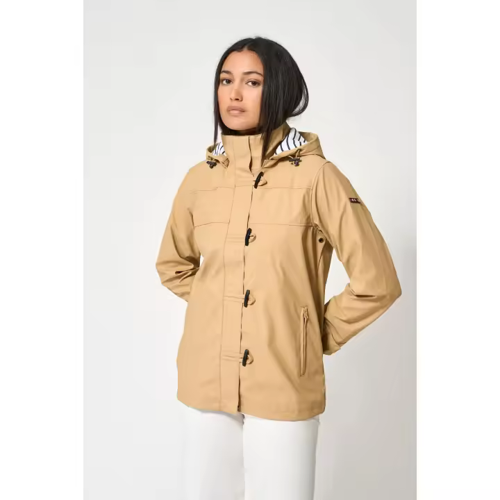 Preventa BATELA  Chubasquero marinero mujer con forro de algodón -Batela- C3008 ÎSE beige - 1
