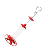 Alimentador de colibrí colgante al aire libre, boca ancha para fácil llenado, alimentador para patio, jardín, decoración de árboles - details 0