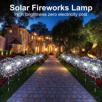 1PCS 490Leds Luces De Fuego Solar Para Jardín Impermeables Con 8 Modos De Iluminación Decoración De Navidad Para Jardín Y Paisaje - details 12