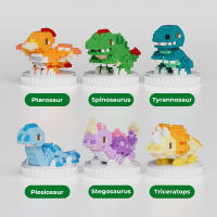 Bloques De Construcción Micro-Partículas DIY Juguete Creativo De Tiempo Libre Dinosaurio Pequeño Ornamentos De Animal Bloques De Construcción Para Adultos - details 1