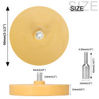 NuoDun Kit De Polimento Para Coche 90mm Rueda De Borrador Adhesivo Para Eliminar Pegatinas Y Líneas De Aro De 3.5 Pulgadas - details 1