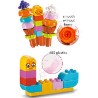 Conjunto De Bloques De Construcción Grande 29pcs Serie Amigos DIY Creativo Soñar Helado Kawaii Juguetes Para Niñas Regalo De Cumpleaños - details 3