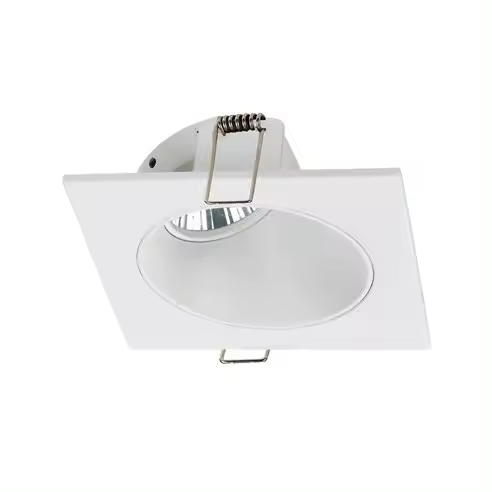 CRISTAL RECORD - Nael Empotrable Fijo Blanco 15x15cm - Iluminación Interior - Techo de Casas Hoteles y Negocios - 1