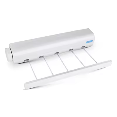 Línea De Secado Retráctil Para Interior En Parado Invisible Y Moderna Para Baño Secador De Ropa Espacioso Y Fácil De Instalar - 1