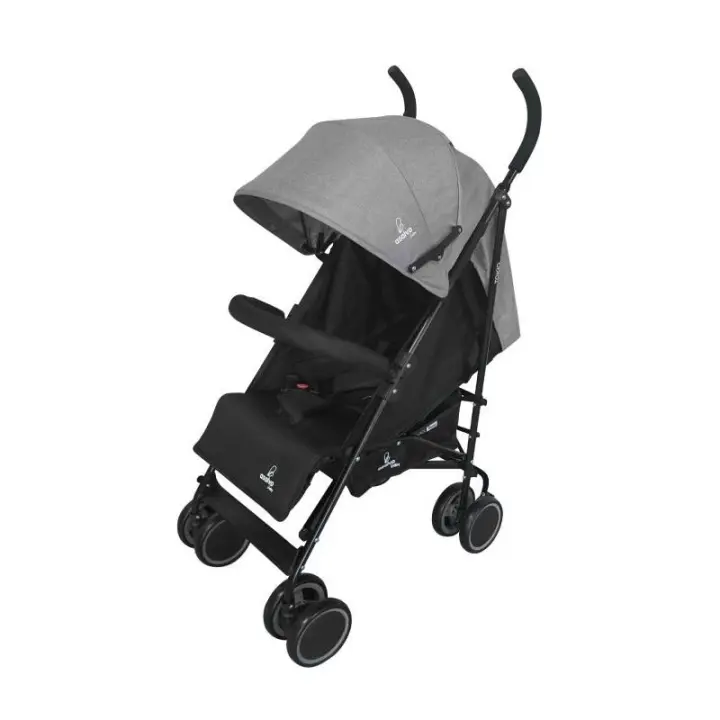 Silla de Paseo Asalvo Tokyo Antracita - Plegable, Segura y Cómoda para tu Bebé - 1