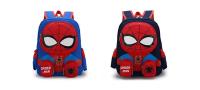 Mochila De Superhéroes Spiderman Para Niños Y Niñas Estilo 3D Estudio Escuela Bagaje De Viaje Regalo Mochila De Nylon Con Cierre De Cremallera - details 2