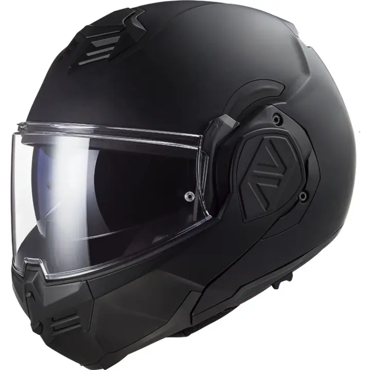 Casco Modular LS2 Advant Solid Matt Black 2206 - 1
