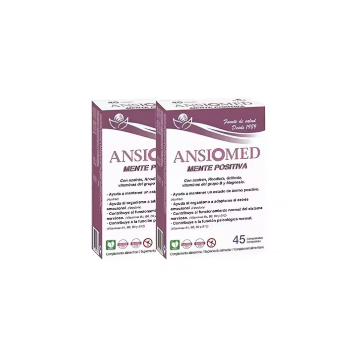 Ansiomed mente positiva 45 comprimidos Bioserum - PACK 2 - 1
