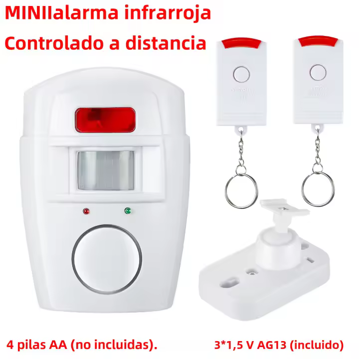 Seguridad Doméstica Inteligente Sistema De Alarma Inalámbrico Con Sensor De Movimiento PIR Detector Antirrobo Sirena De 105DB - 1