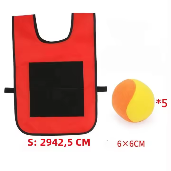 Chaleco De Juego Deportivo Al Aire Libre Para Niños Con Bola Adhesiva Y Juguetes De Tiro Vestido De Deporte Para Niños - 1