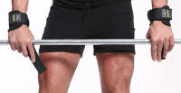 AOLIKES 1 Par De Correas De Agarre Para Gimnasio Y Fitness Soporte De Muñeca Para Levantamiento De Pesas Y Domínicos Uso En Ejercicios De Pull up - details 1