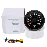 Medidor De Temperatura Del Agua Impermeable 52MM Con Retroiluminación De 7 Colores Para Coche Barco Motocicleta Accesorios De Rallar - details 6