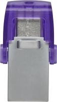 Kingston DataTraveler microDuo 3C Unidad Mini Pincho Pendrive Flash Memoria USB 64GB / 128GB / 256GB USBGen 3, USB 3.2 USB-C OTG, Type-C y Type-A, Morado - details 7