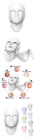 Máscara LED De Terapia Fotónica 7 Colores Con Cuello Anti-Acné Eliminación De Arrugas Rejuvenecimiento De La Piel Blanqueamiento Máscara De Luz Para El Rostro Belleza - details 0