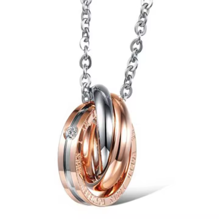 Collar, anillos, Colgante - 1