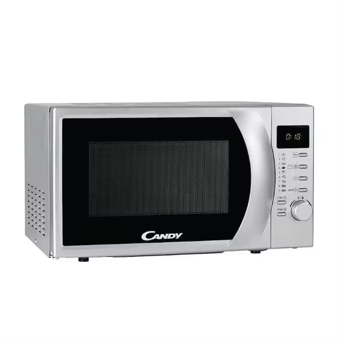 Microondas Candy con Grill Rack, 20L, 700W, 6 Niveles, Digital, 9 Programas, Bloqueo Seguridad, Plato 24,5CM - 1