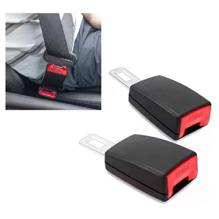 uds hebilla para cinturón de seguridad extensor de cinturón de seguridad correas de fijación universales extensor de cinturón de seguridad Clip para asiento de coche cinturón de seguridad de coche - 1