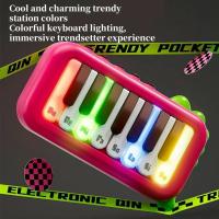 Teclado De Música Infantil Multifuncional Con Luces Mini Pianoforte Electrónico Portátil Para Niños Edad Recomendada 3-12 Años - details 2