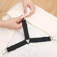 Juego De 8/4 Clip De Sábana Ajustable Con Cinturón Para Cama Organizador De Ropa De Cama Funda De Matrás Y Edredón Clip Para Sábanas - details 1