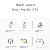 Máquina Manual De Hacer Fideos Pequeña De Acero Inoxidable Con 2 Moldes Interchangeables Para Hogar Fabricante Yongkang Zhejiang - details 6