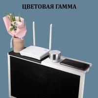 Estante Superior Ajustable Para Pantalla De TV Soporte De Almacenamiento Para Monitor De Computadora Organizador De Oficina Y Hogar Material Plástico PC - details 4